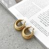 Accessories Angel Whisper | Lauren Coil Gold Plated Earrings - Gold